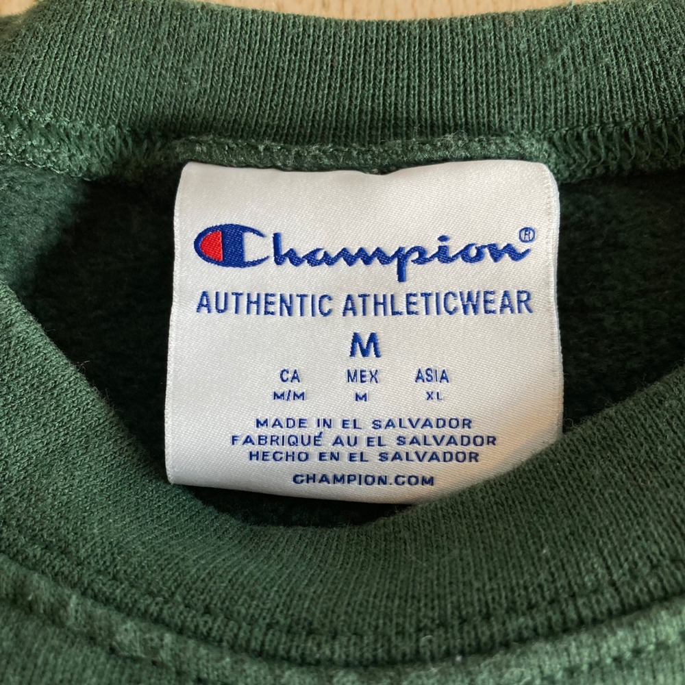 Champion UT Dallas Unisex Sweatshirt Medium Green Crewneck Pullover University - Picture 5 of 7